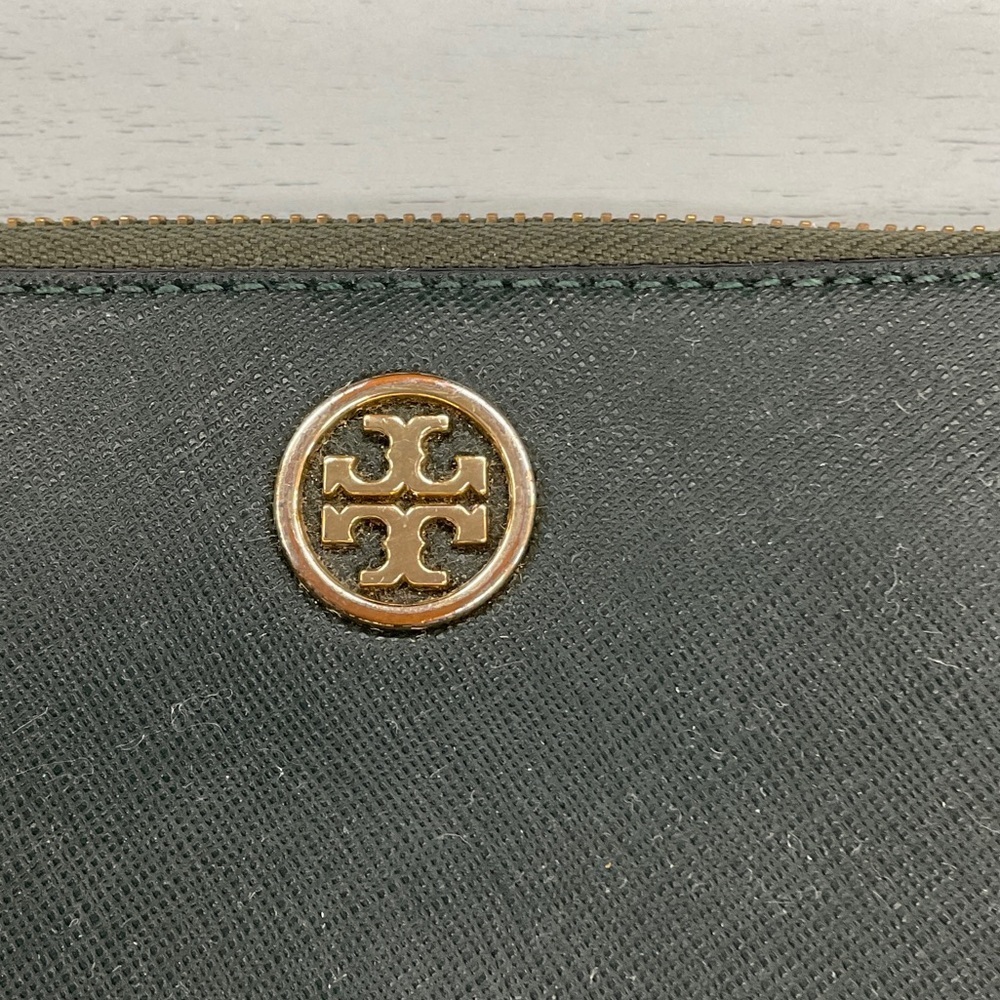 Tory Burch Black Wallet with Gold Accent - Picture 2 of 4